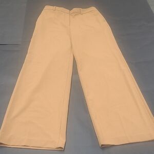 Calvin Klein Beige Wide-Leg Pants
